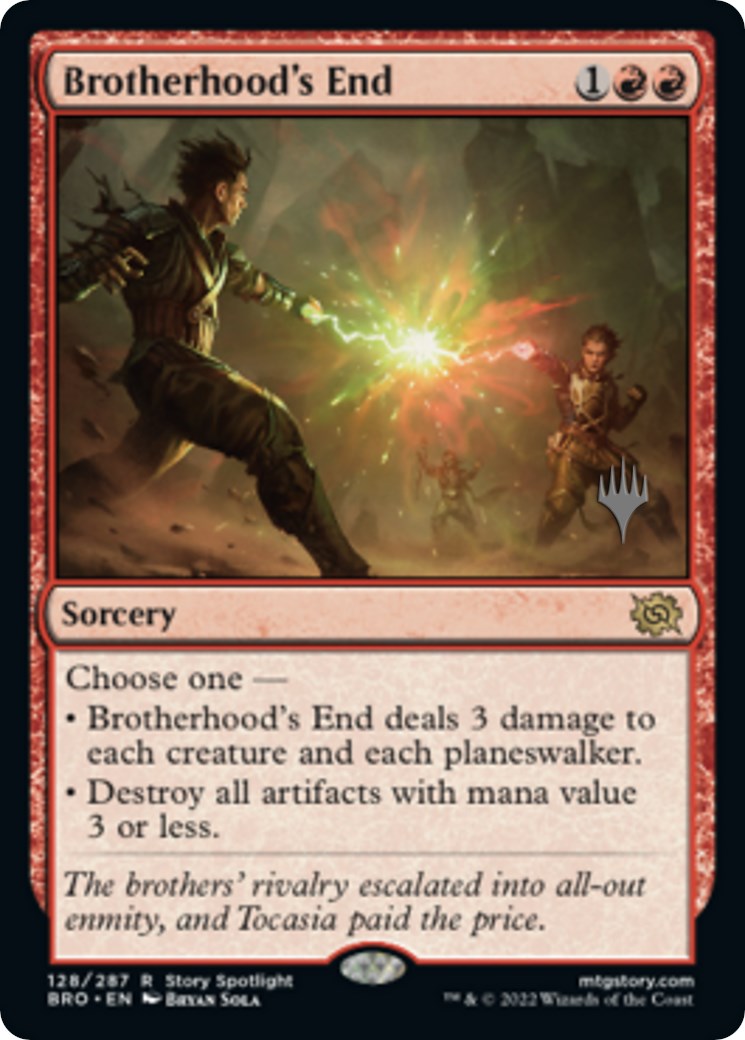 Brotherhood's End (Promo Pack) [The Brothers' War Promos] | Shuffle n Cut Hobbies & Games