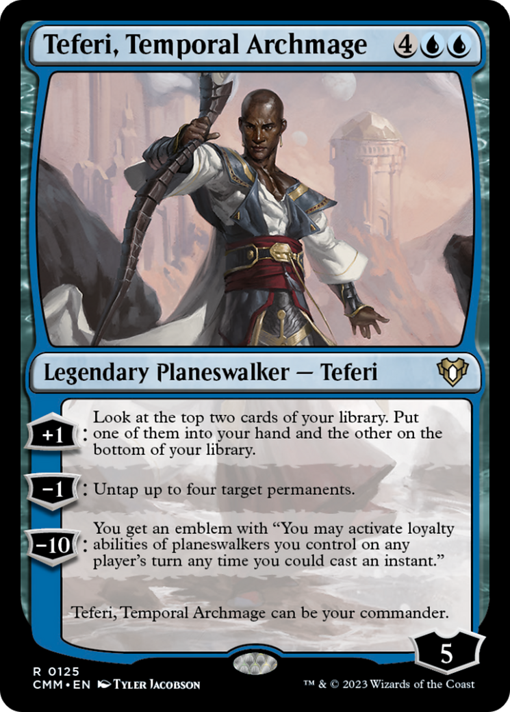 Teferi, Temporal Archmage [Commander Masters] | Shuffle n Cut Hobbies & Games