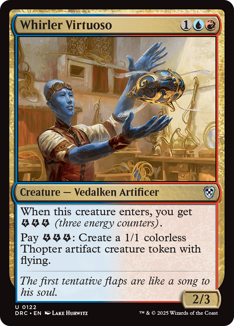 Whirler Virtuoso [Aetherdrift Commander] | Shuffle n Cut Hobbies & Games