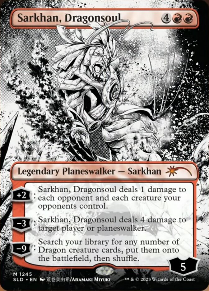 Sarkhan, Dragonsoul (Borderless) [Secret Lair Drop Series] | Shuffle n Cut Hobbies & Games