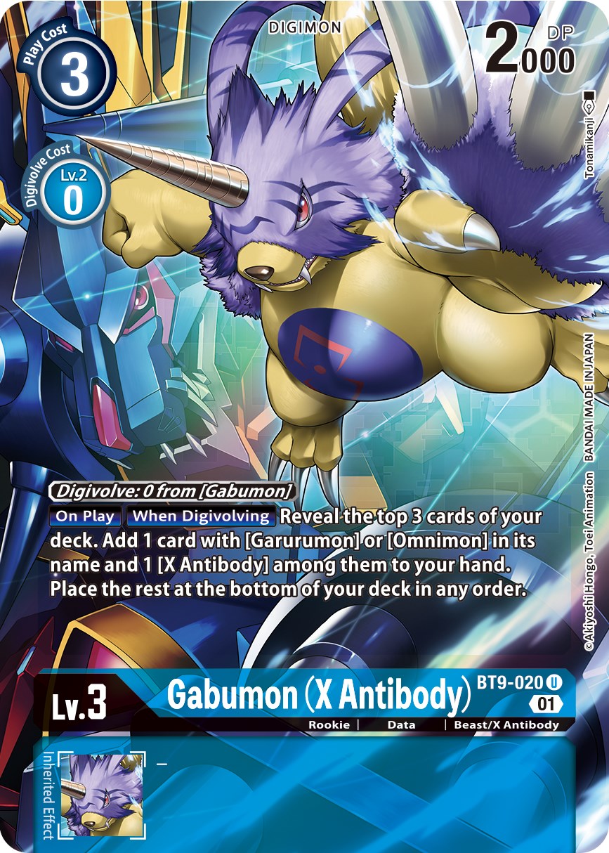 Gabumon (X Antibody) [BT9-020] (Alternate Art) [X Record] | Shuffle n Cut Hobbies & Games