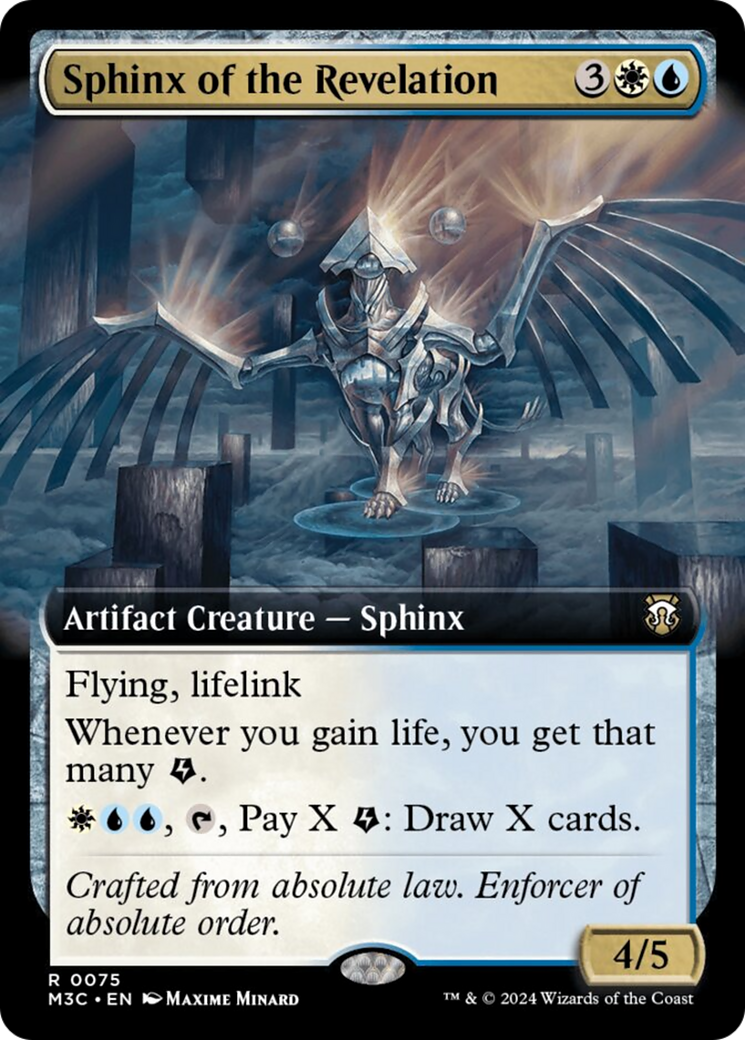 Sphinx of the Revelation (Extended Art) [Modern Horizons 3 Commander] | Shuffle n Cut Hobbies & Games