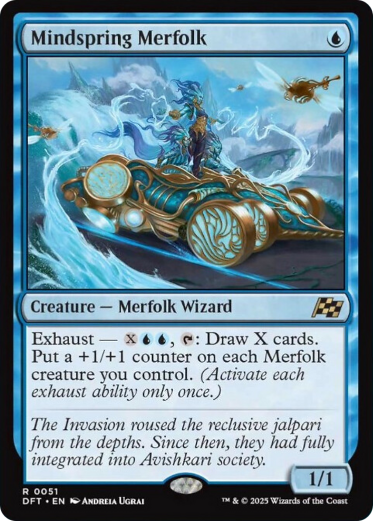 Mindspring Merfolk [Aetherdrift] | Shuffle n Cut Hobbies & Games