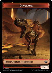 Copy // Dinosaur (0009) Double-Sided Token [The Lost Caverns of Ixalan Tokens] | Shuffle n Cut Hobbies & Games