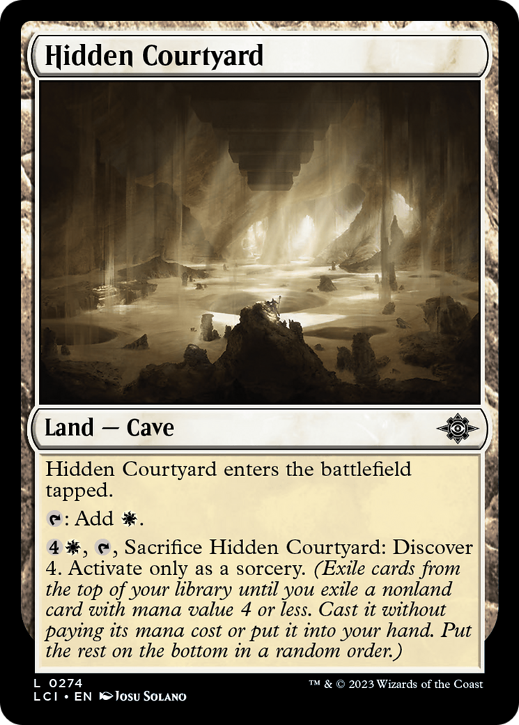 Hidden Courtyard [The Lost Caverns of Ixalan] | Shuffle n Cut Hobbies & Games