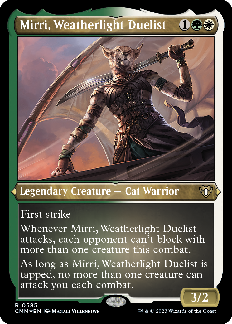 Mirri, Weatherlight Duelist (Foil Etched) [Commander Masters] | Shuffle n Cut Hobbies & Games