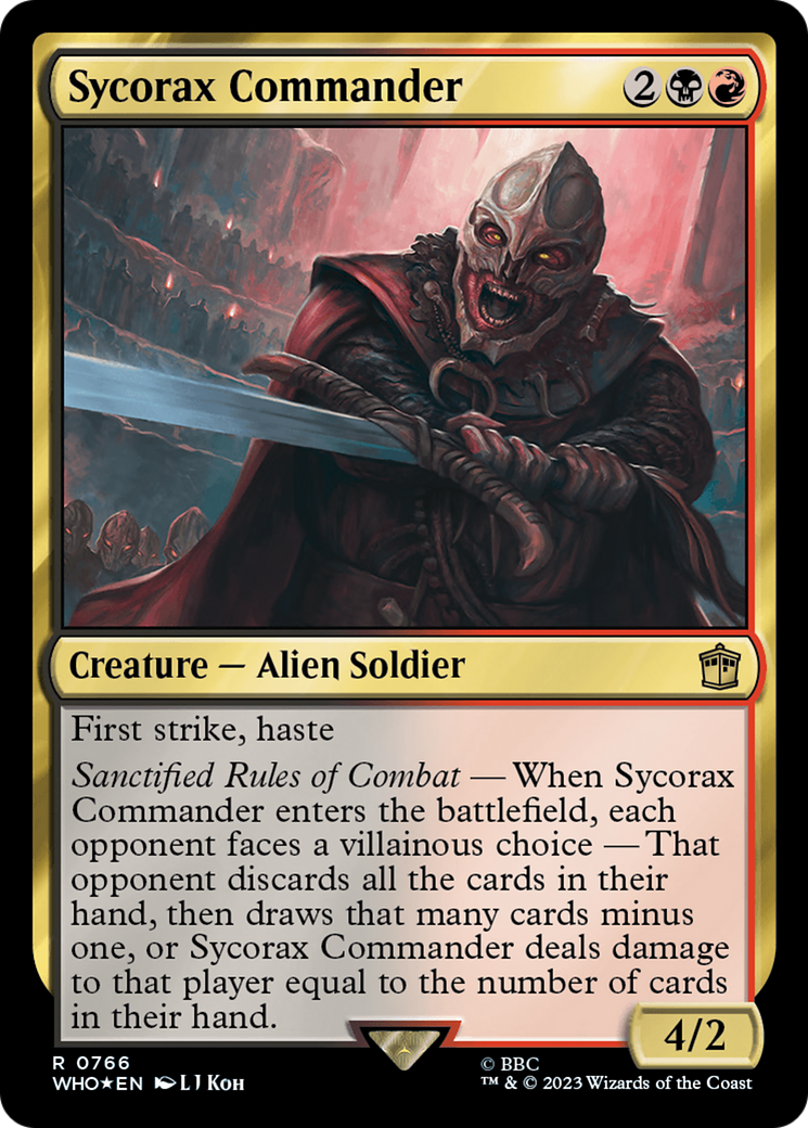 Sycorax Commander (Surge Foil) [Doctor Who] | Shuffle n Cut Hobbies & Games