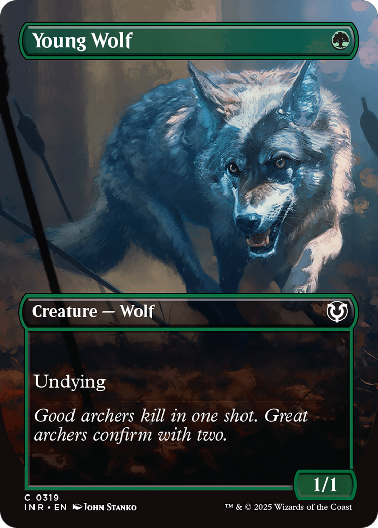 Young Wolf (Borderless) [Innistrad Remastered] | Shuffle n Cut Hobbies & Games