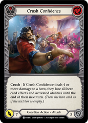 Crush Confidence (Red) [U-WTR063] (Welcome to Rathe Unlimited)  Unlimited Rainbow Foil | Shuffle n Cut Hobbies & Games