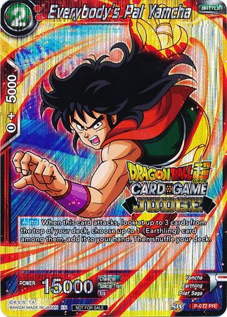 Everybody's Pal Yamcha (P-077) [Judge Promotion Cards] | Shuffle n Cut Hobbies & Games