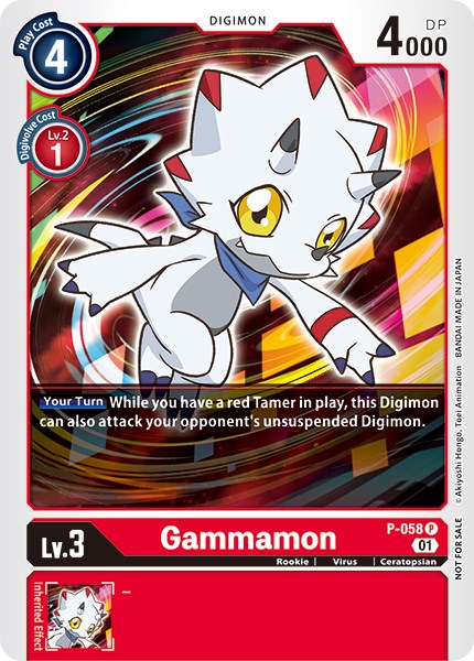 Gammamon [P-058] (New Awakening Pre-Release Tournament) [New Awakening Pre-Release Promos] | Shuffle n Cut Hobbies & Games