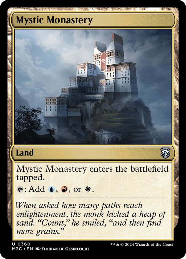 Mystic Monastery [Modern Horizons 3 Commander] | Shuffle n Cut Hobbies & Games