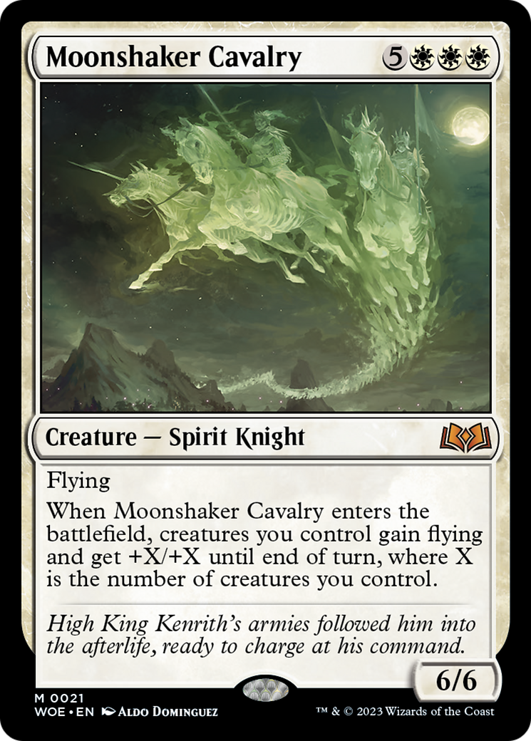 Moonshaker Cavalry [Wilds of Eldraine] | Shuffle n Cut Hobbies & Games