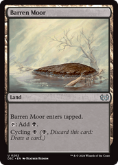 Barren Moor [Duskmourn: House of Horror Commander] | Shuffle n Cut Hobbies & Games