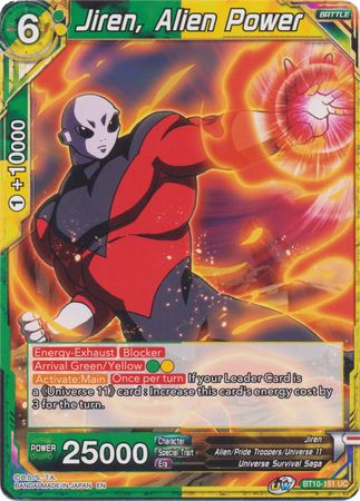 Jiren, Alien Power (BT10-151) [Rise of the Unison Warrior 2nd Edition] | Shuffle n Cut Hobbies & Games