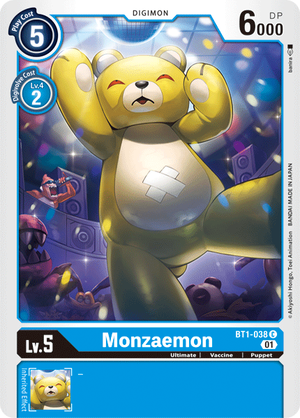 Monzaemon [BT1-038] (Alternative Art) [Starter Deck: Ulforce Veedramon] | Shuffle n Cut Hobbies & Games