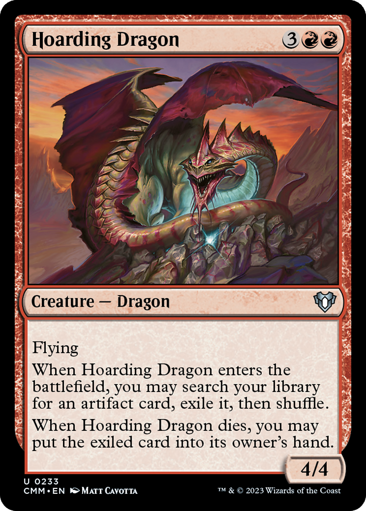 Hoarding Dragon [Commander Masters] | Shuffle n Cut Hobbies & Games