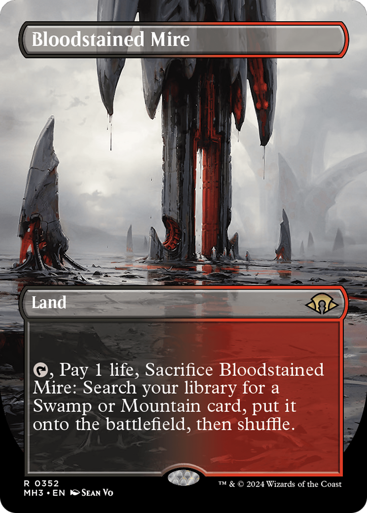 Bloodstained Mire (Borderless) [Modern Horizons 3] | Shuffle n Cut Hobbies & Games