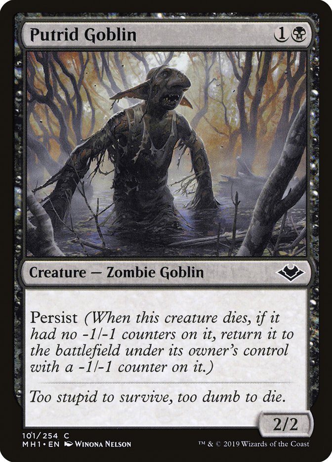 Putrid Goblin [Modern Horizons] | Shuffle n Cut Hobbies & Games