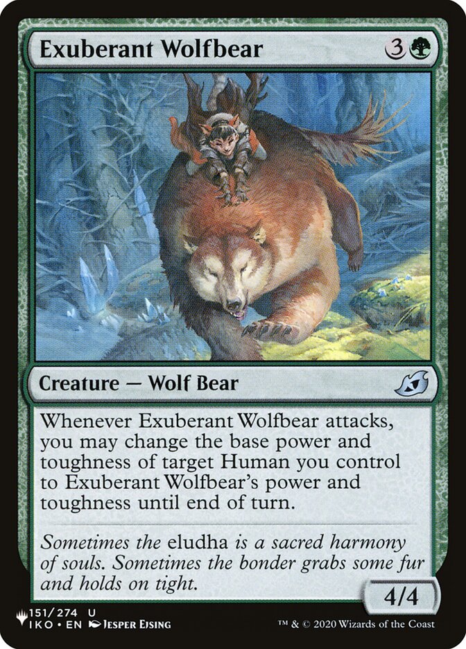 Exuberant Wolfbear [The List] | Shuffle n Cut Hobbies & Games