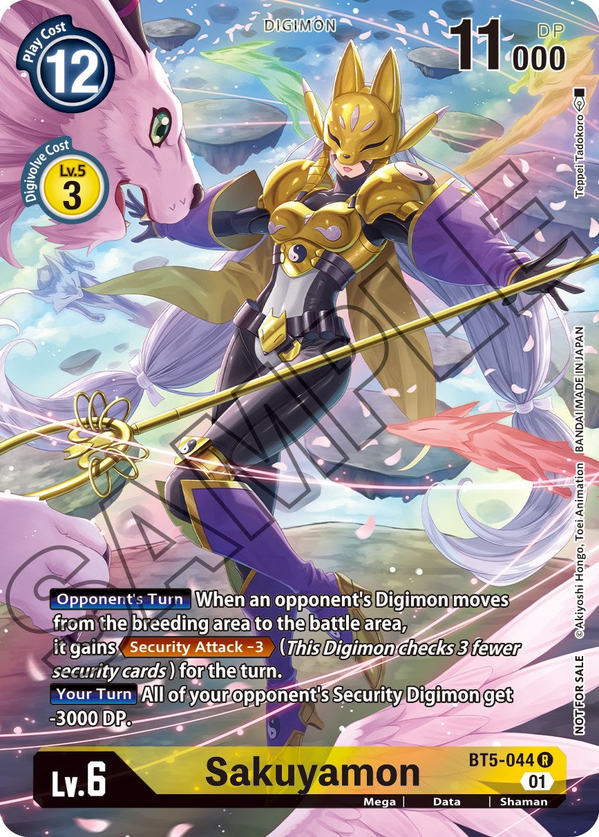 Sakuyamon [BT5-044] (Tamer's Card Set 1) [Battle of Omni Promos] | Shuffle n Cut Hobbies & Games