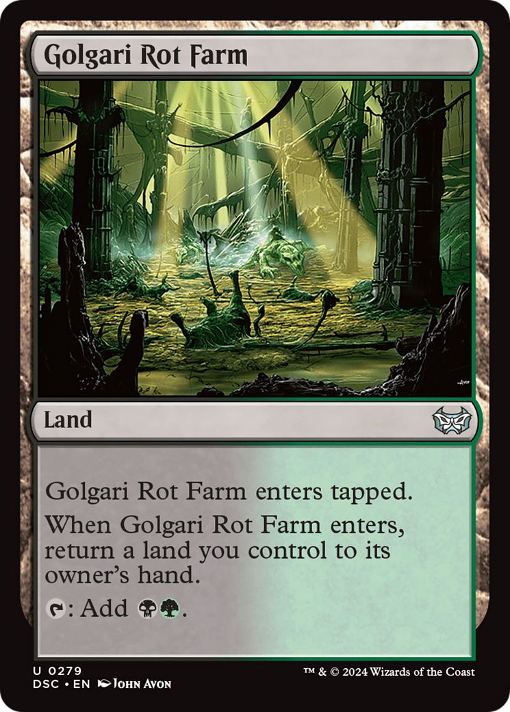 Golgari Rot Farm [Duskmourn: House of Horror Commander] | Shuffle n Cut Hobbies & Games