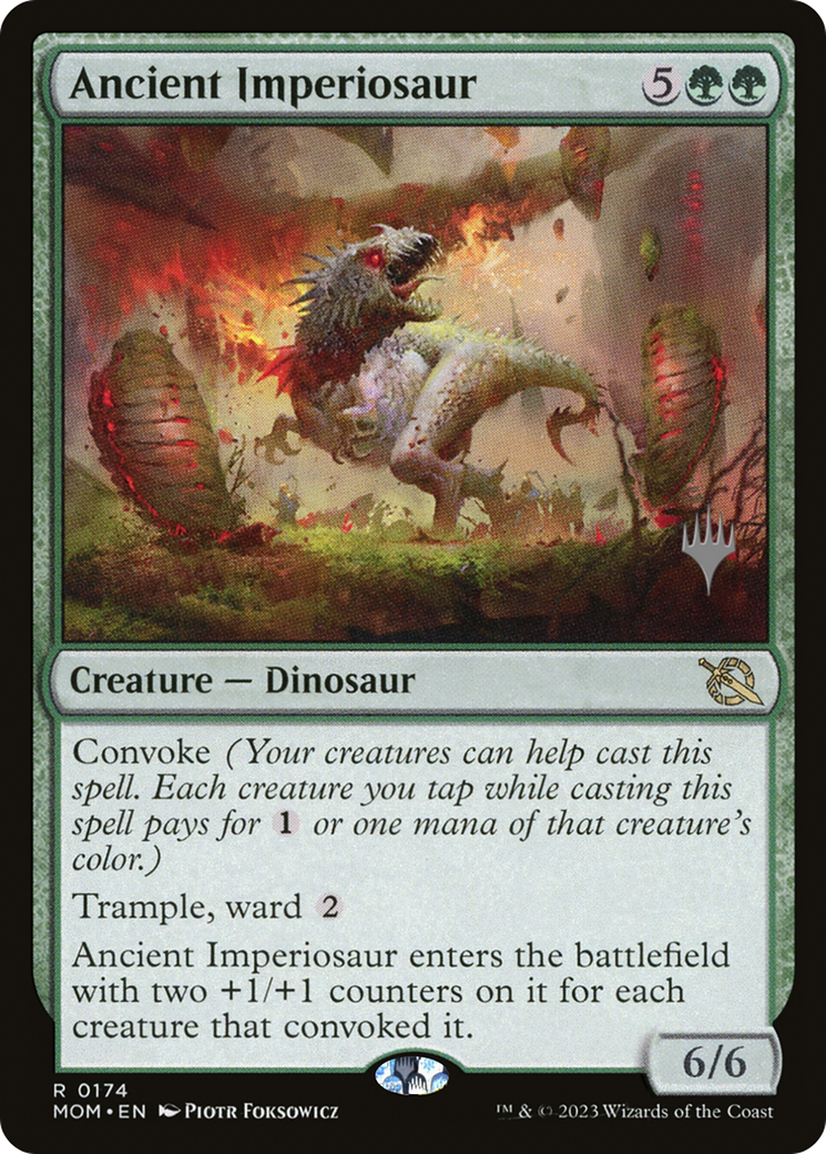 Ancient Imperiosaur (Promo Pack) [March of the Machine Promos] | Shuffle n Cut Hobbies & Games