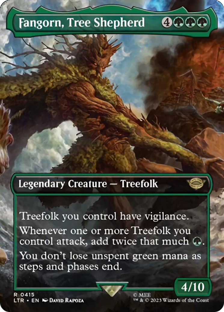 Fangorn, Tree Shepherd (Borderless Alternate Art) [The Lord of the Rings: Tales of Middle-Earth] | Shuffle n Cut Hobbies & Games