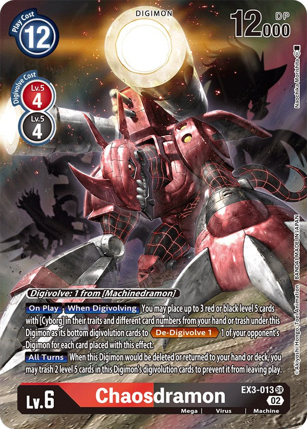 Chaosdramon [EX3-013] (Alternate Art) [Draconic Roar] | Shuffle n Cut Hobbies & Games