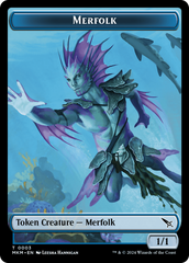 Thopter (0020) // Merfolk Double-Sided Token [Murders at Karlov Manor Tokens] | Shuffle n Cut Hobbies & Games