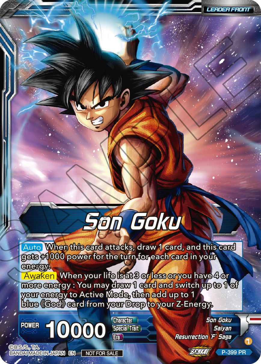 Son Goku // Super Saiyan Blue Son Goku Returns (P-399) [Promotion Cards] | Shuffle n Cut Hobbies & Games