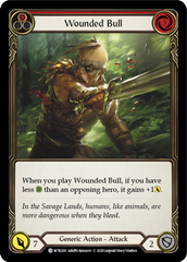 Wounded Bull (Red) [U-WTR200] (Welcome to Rathe Unlimited)  Unlimited Rainbow Foil | Shuffle n Cut Hobbies & Games