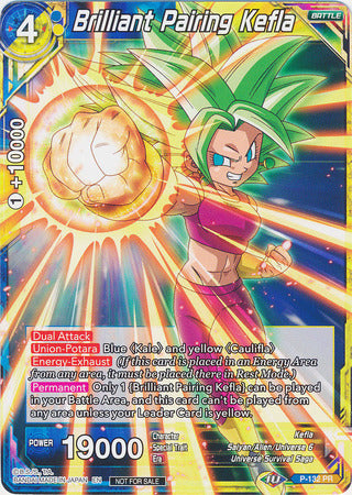 Brilliant Pairing Kefla (Shop Tournament: Assault of Saiyans) (P-132) [Promotion Cards] | Shuffle n Cut Hobbies & Games