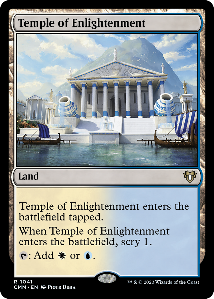 Temple of Enlightenment [Commander Masters] | Shuffle n Cut Hobbies & Games