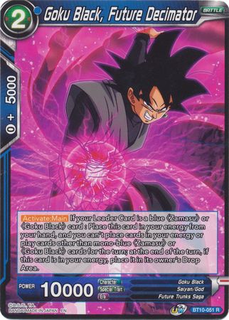 Goku Black, Future Decimator (BT10-051) [Rise of the Unison Warrior 2nd Edition] | Shuffle n Cut Hobbies & Games