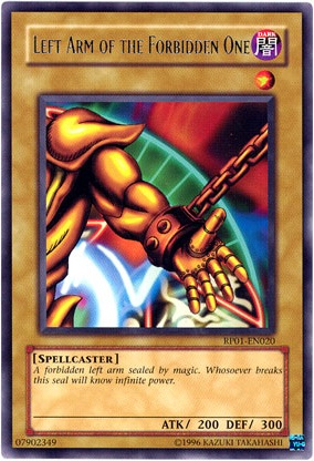 Left Arm of the Forbidden One [RP01-EN020] Rare | Shuffle n Cut Hobbies & Games