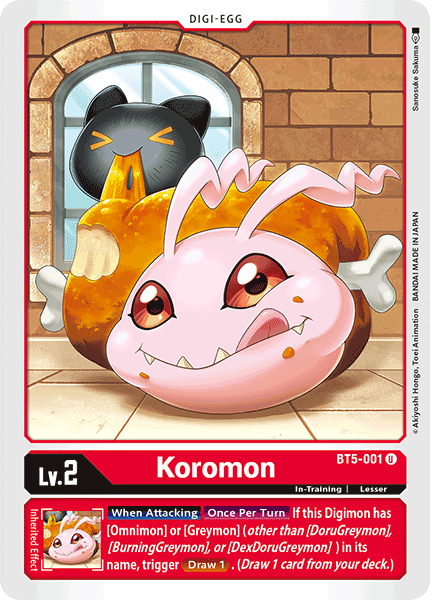 Koromon [BT5-001] [Battle of Omni] | Shuffle n Cut Hobbies & Games