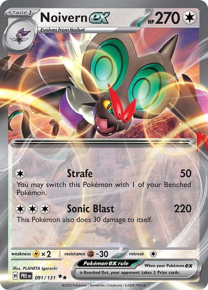 Noivern ex (091/131) [Scarlet & Violet: Prismatic Evolutions] | Shuffle n Cut Hobbies & Games