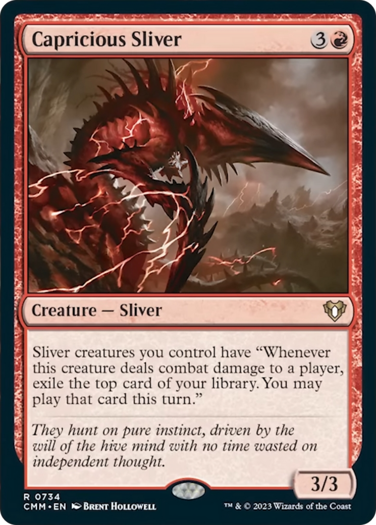 Capricious Sliver [Commander Masters] | Shuffle n Cut Hobbies & Games