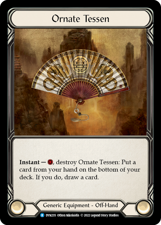 Ornate Tessen [DYN235] (Dynasty) | Shuffle n Cut Hobbies & Games