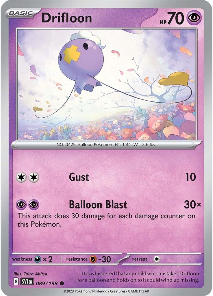 Drifloon (089/198) [Scarlet & Violet: Base Set] | Shuffle n Cut Hobbies & Games