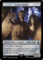 Alien Angel // Food (0025) Double-Sided Token [Doctor Who Tokens] | Shuffle n Cut Hobbies & Games