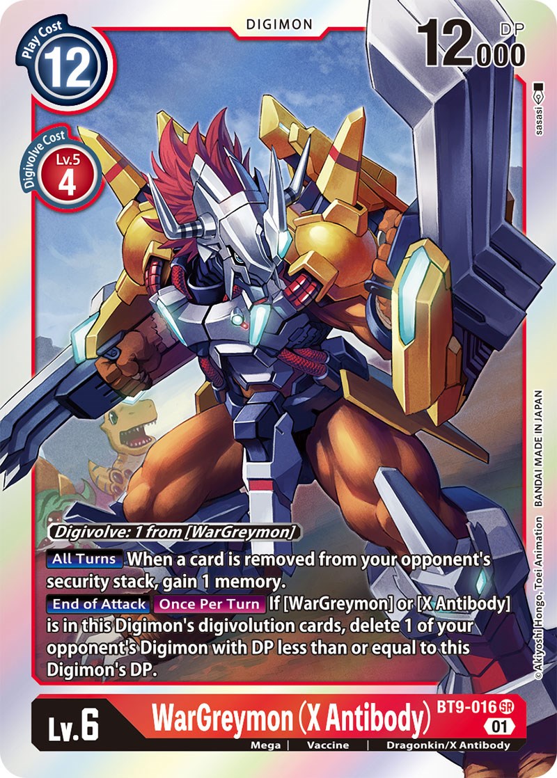 WarGreymon (X Antibody) [BT9-016] [X Record] | Shuffle n Cut Hobbies & Games