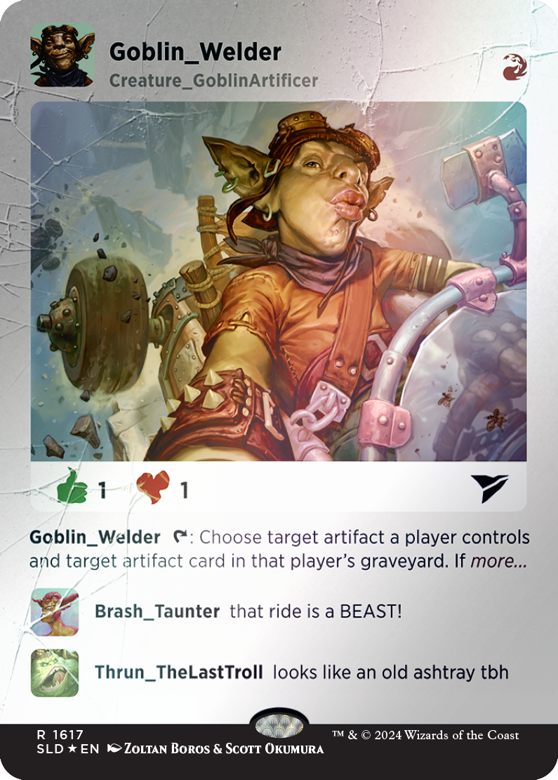 Goblin Welder (Rainbow Foil) [Secret Lair Drop Series] | Shuffle n Cut Hobbies & Games