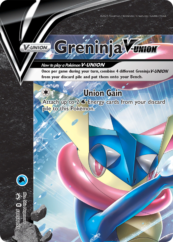 Greninja V-Union (SWSH155) [Sword & Shield: Black Star Promos] | Shuffle n Cut Hobbies & Games