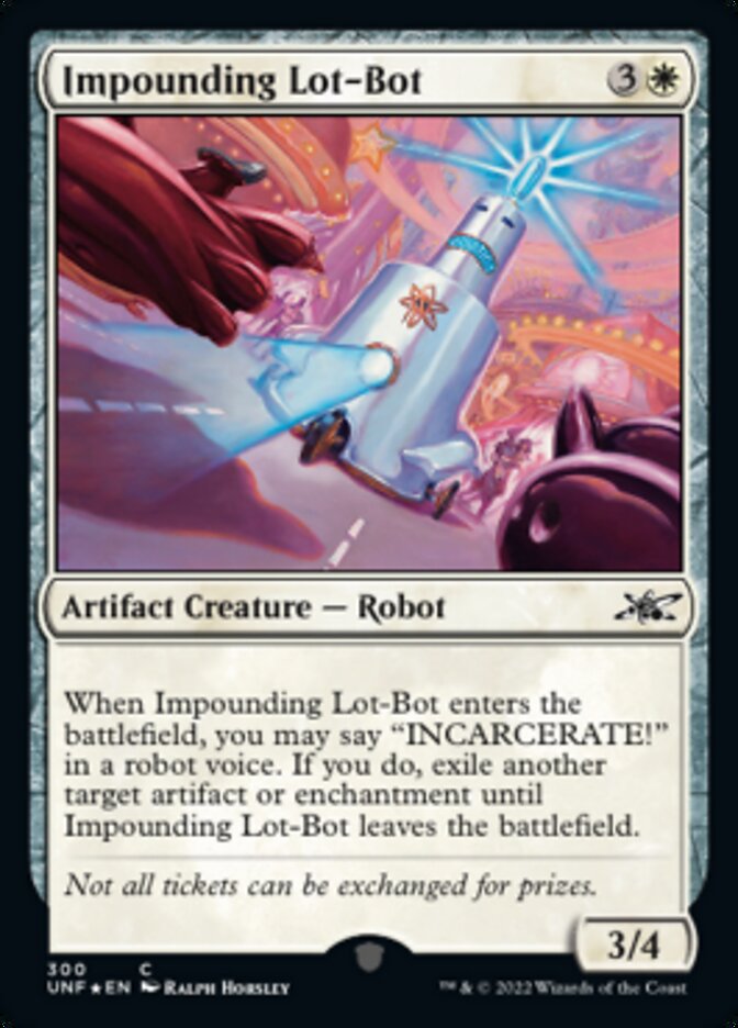 Impounding Lot-Bot (Galaxy Foil) [Unfinity] | Shuffle n Cut Hobbies & Games