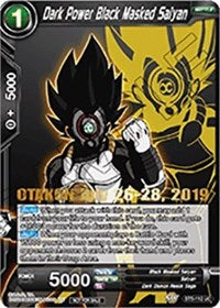 Dark Power Black Masked Saiyan (OTAKON 2019) (BT5-112_PR) [Promotion Cards] | Shuffle n Cut Hobbies & Games