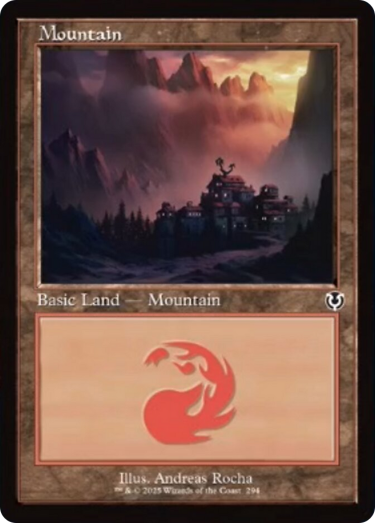 Mountain (294) (Retro Frame) [Innistrad Remastered] | Shuffle n Cut Hobbies & Games