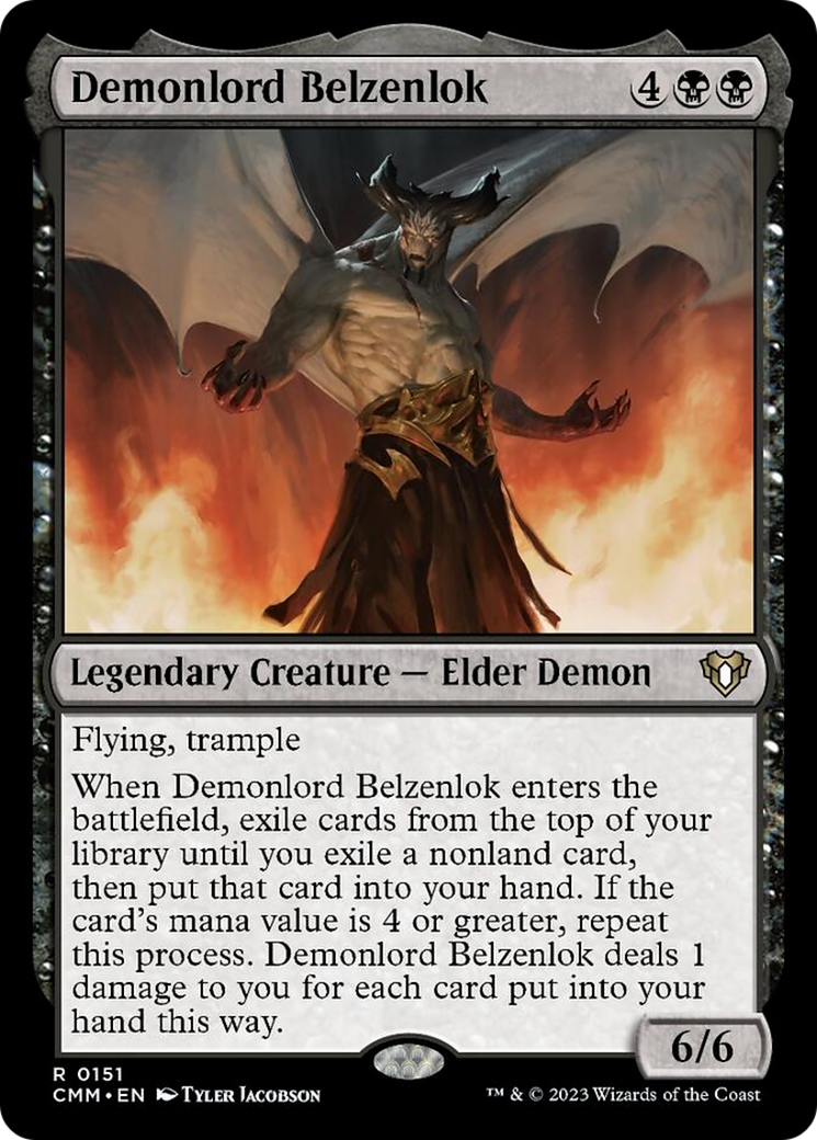 Demonlord Belzenlok [Commander Masters] | Shuffle n Cut Hobbies & Games