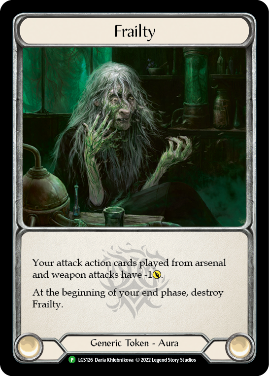 Bloodrot Pox // Frailty [LGS125 // LGS126] (Promo)  Cold Foil | Shuffle n Cut Hobbies & Games